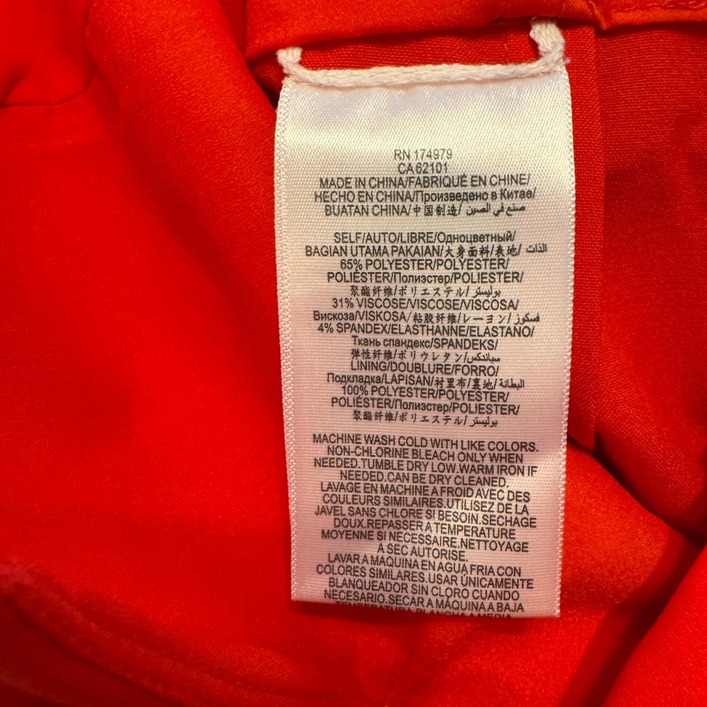 BCBGMAXAZRIA Bustier Jumpsuit in Scarlet Women's Size Medium - Picture 6 of 9